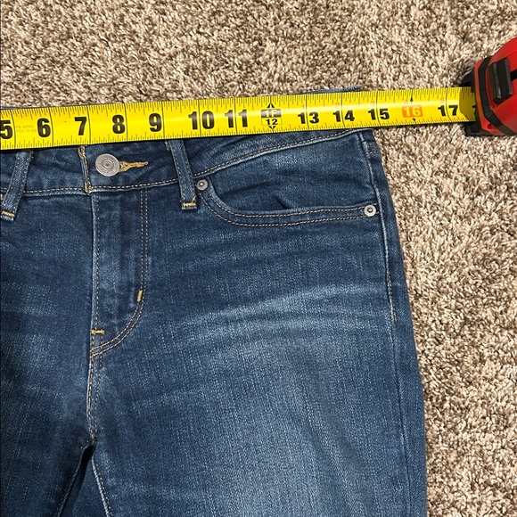 Levi’s Blue Denim Jeans 712 slim size 27.  RW - Picture 5 of 6